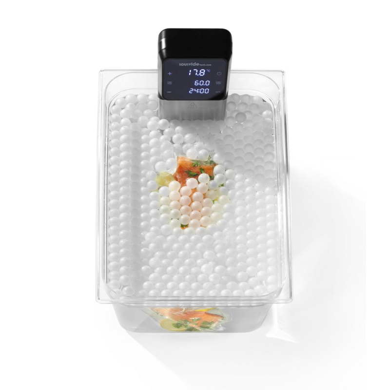 Billes de cuisson sous vide en polypropyl&egrave;ne, ⌀20mm, 500 pi&egrave;ces, max 110&deg;C - Hendi
