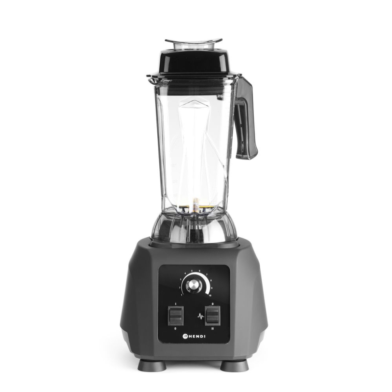 Blender Bar Professionnel, 2,5L, Noir, Haute Vitesse - Hendi