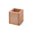 Bo&icirc;te &agrave; couverts en bois durable 80x80x(H)95mm - Hendi
