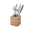 Bo&icirc;te &agrave; couverts en bois durable 80x80x(H)95mm - Hendi