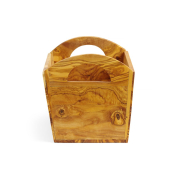 Bo&icirc;te &agrave; Pain Professionnelle en Bois d'Olivier 245x198x194mm - Hendi