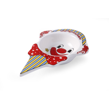 Bol &agrave; glace clown en porcelaine pour enfants, 226x145x(H)37mm - Hendi