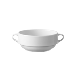 Bol &agrave; Soupe C&eacute;ramique Blanc 0,34L, Diam&egrave;tre 160mm - Hendi
