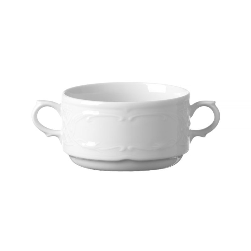 Bol &agrave; soupe C&eacute;ramique Blanc Professionnel 0,25L ⌀100mm - Hendi