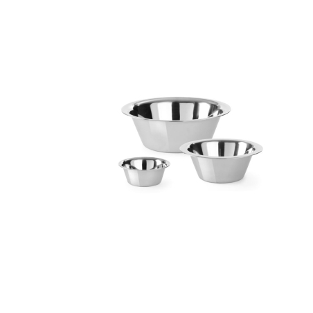 Bol de Pr&eacute;paration Inox 0,7L, &Oslash;160mm, Hauteur 63mm - Hendi