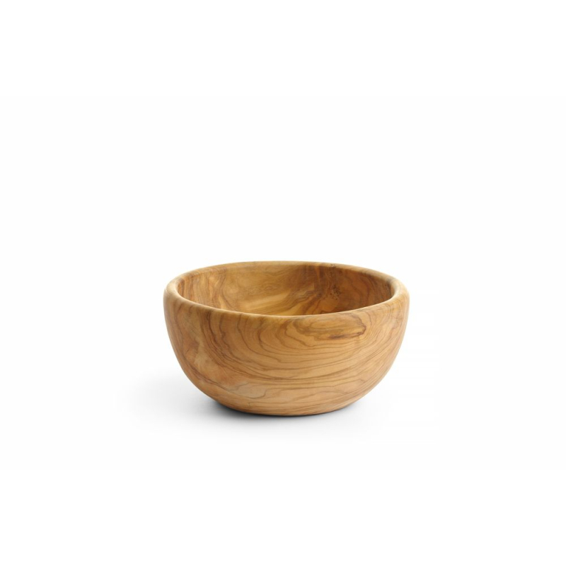 Bol de service en bois d'olivier pour snacks et d&eacute;corations, &Oslash;155x75mm - Hendi