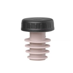 Bouchon de Bouteille Anti-Fuite BarUp Noir (Lot de 6), &Oslash; 20mm - Hendi