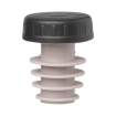 Bouchon de Bouteille Anti-Fuite BarUp Noir (Lot de 6), &Oslash; 20mm - Hendi