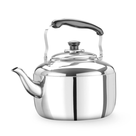 Bouilloire &agrave; gaz 6L en acier inoxydable lavable au lave-vaisselle - Hendi