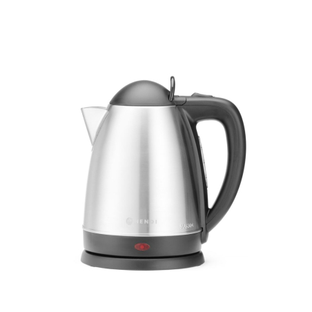 Bouilloire &Eacute;lectrique Inox 1,8 L avec Socle 360&deg; et Protection Anti-Chauffe &agrave; Sec - Hendi