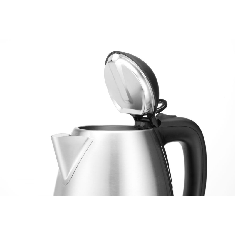 Bouilloire &Eacute;lectrique Inox 1,8 L avec Socle 360&deg; et Protection Anti-Chauffe &agrave; Sec - Hendi