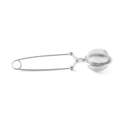Boule &agrave; th&eacute; r&eacute;utilisable avec poign&eacute;e articul&eacute;e, acier inoxydable, ⌀45x165mm - Hendi