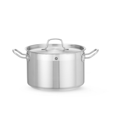 Braisi&egrave;re Professionnelle Inox Profi Line avec Couvercle, 7L, ⌀240x150mm - Hendi