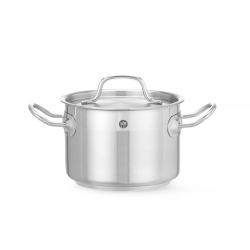 Braisi&egrave;re professionnelle Profi Line avec couvercle Inox 2L ⌀160mm - Hendi