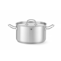 Brasier professionnel Kitchen Line avec couvercle, 6L, ⌀240mm - Hendi