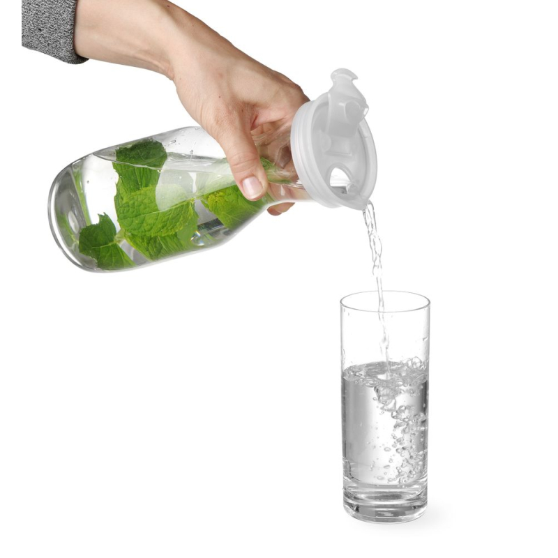 Broc 1L avec Couvercle Verseur, SAN, ⌀92x(H)245mm - Hendi