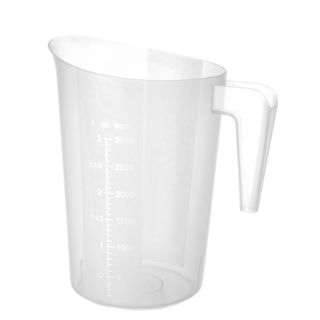 Broc Mesureur Empilable 3 Litres Inox Gradu&eacute;, ⌀181x(H)233mm - Hendi