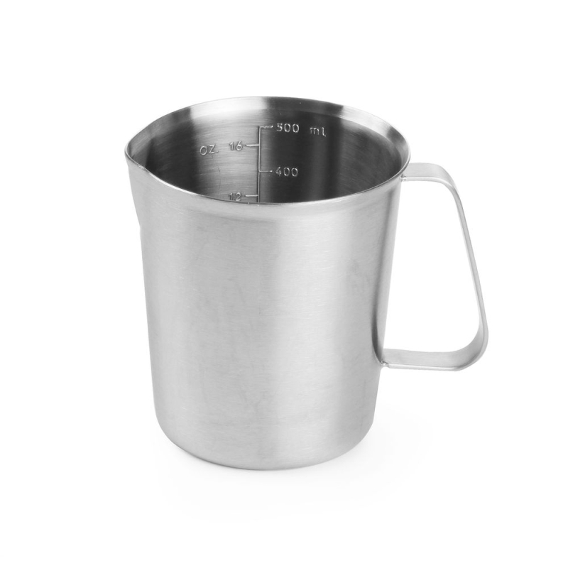 Broc mesureur gradu&eacute; inox 0,5L professionnel cuisine - Hendi