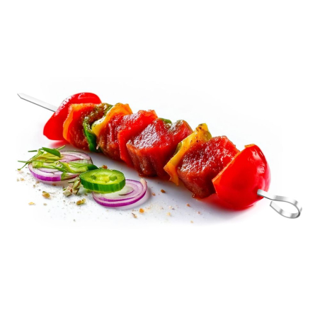 Brochettes &agrave; barbecue en Inox 18/0, lot de 24 pi&egrave;ces (L 210mm), r&eacute;f&eacute;rence 170045 - Hendi