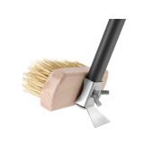 Brosse Nettoyage Four &agrave; Pizza Professionnelle, Cuivre et Poign&eacute;e Aluminium (1320mm) - Hendi