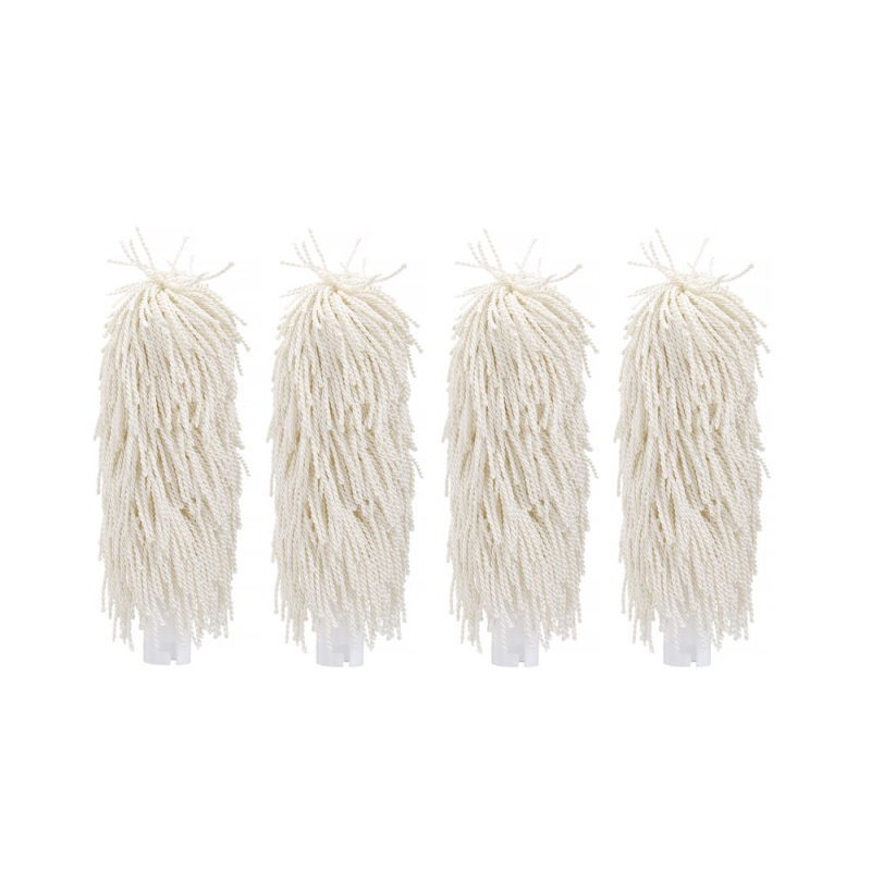 Brosses de rechange microfibre pour polisseur &agrave; verres (2 pi&egrave;ces, 205x55mm) - Hendi
