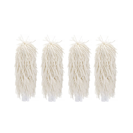 Brosses de rechange microfibre pour polisseur &agrave; verres (2 pi&egrave;ces, 205x55mm) - Hendi