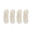 Brosses de rechange microfibre pour polisseur &agrave; verres, Grand, Blanc, 2 pi&egrave;ces - Hendi