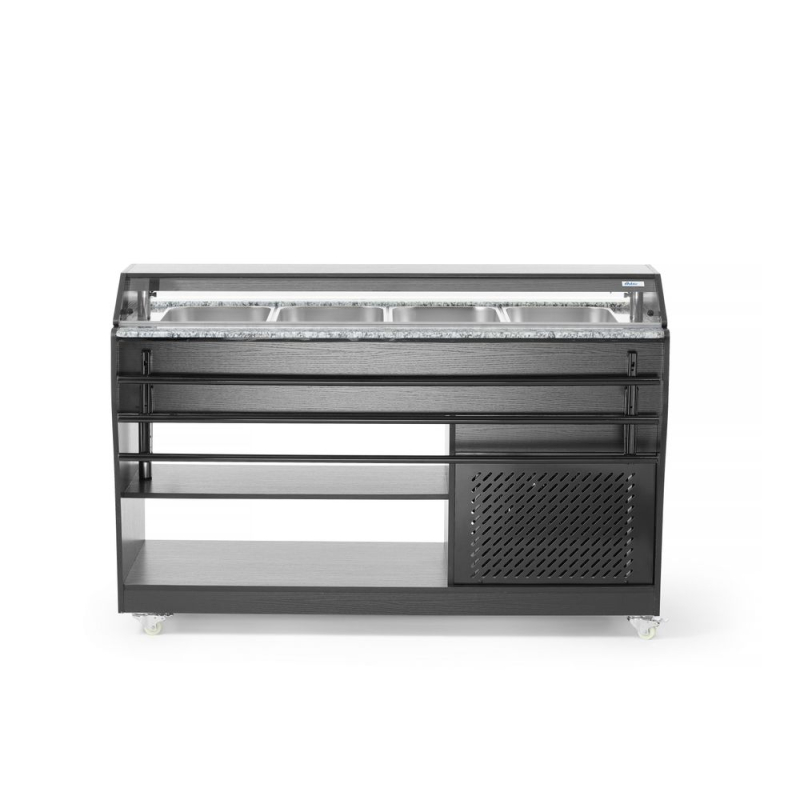 Buffet &agrave; Salades R&eacute;frig&eacute;r&eacute; Arktic GN 1/1 en Acier Inoxydable 1490mm - Hendi