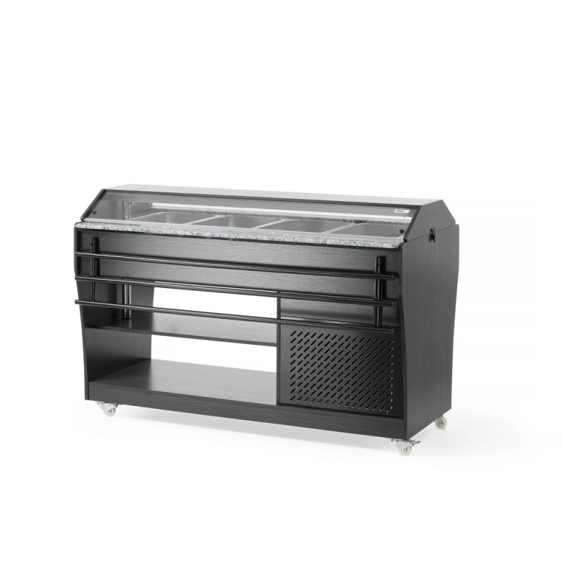 Buffet &agrave; Salades R&eacute;frig&eacute;r&eacute; Arktic GN 1/1 en Acier Inoxydable 1490mm - Hendi