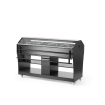 Buffet chauffant professionnel 4 bacs GN 1/1 Acier Inox Noir 1490x765x1370mm - Hendi