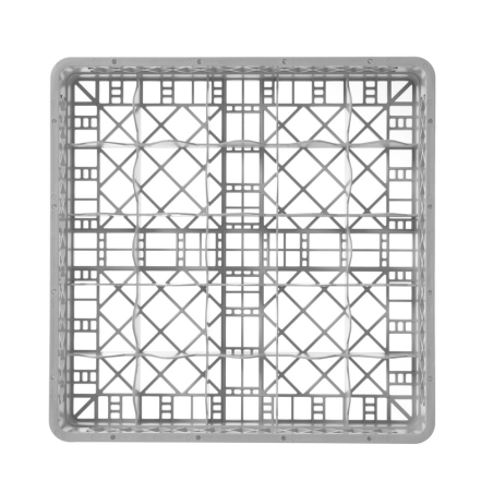 Casier &agrave; verres professionnel 25 compartiments 500x500mm - Hendi