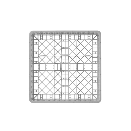 Casier de Lavage &agrave; Verres Professionnel, 9 Compartiments, 500x500x104mm - Hendi