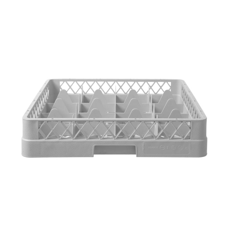 Casier de Rangement &agrave; Verres Professionnel, 16 Compartiments, 500x500mm - Hendi