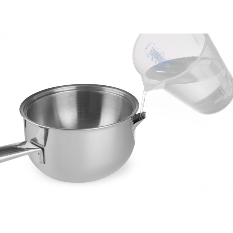 Casserole Bain-Marie Inox Professionnelle 1L (330x165x95mm) pour Chocolat - Hendi