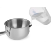 Casserole Bain-Marie Inox Professionnelle 1L (330x165x95mm) pour Chocolat - Hendi