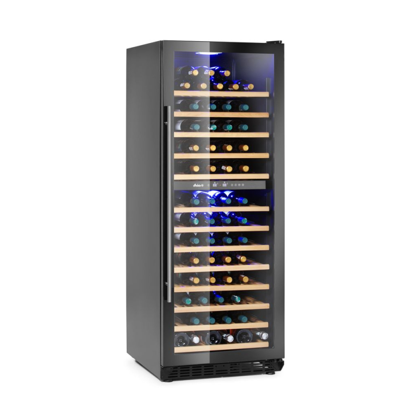 Cave &agrave; vin double zone Arktic, 135 bouteilles, 387L, 595x675x1625mm - Hendi