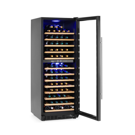 Cave &agrave; vin double zone Arktic, 135 bouteilles, 387L, 595x675x1625mm - Hendi