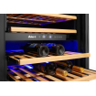 Cave &agrave; vin professionnelle double zone 72 bouteilles 232L Arktic - Hendi