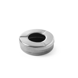 Cendrier avec Couvercle ⌀90mm, Acier Inoxydable, Horeca - Hendi