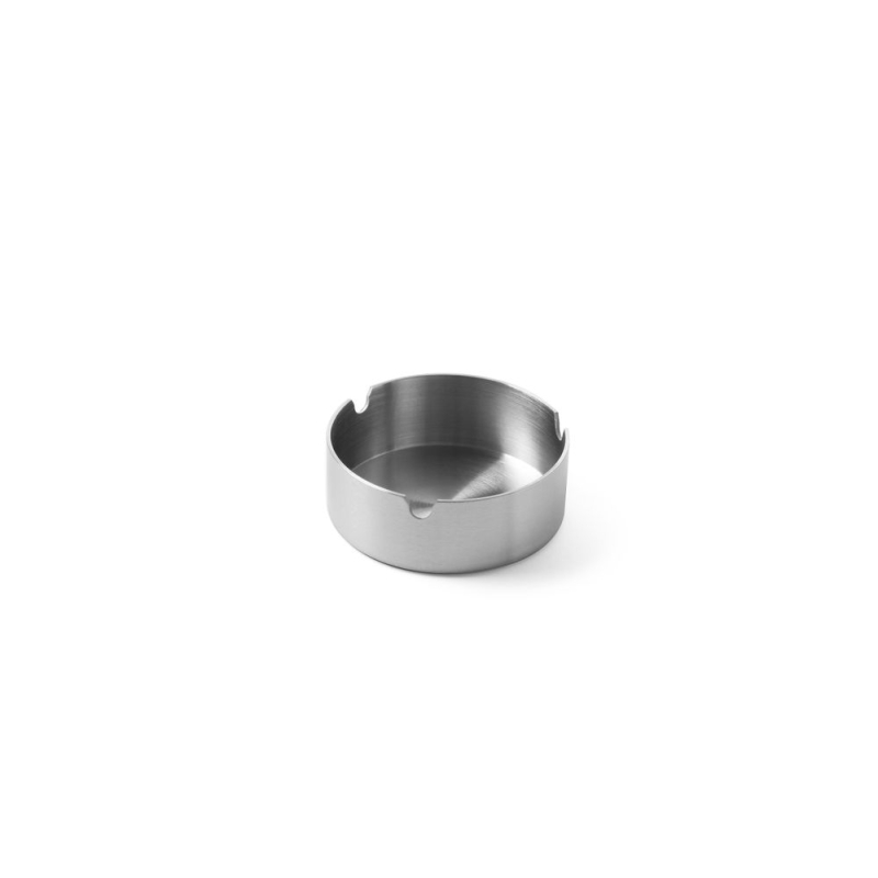 Cendrier Rond Profi Line Inox, ⌀80x30mm - Hendi