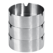 Cendrier Rond Profi Line Inox, ⌀80x30mm - Hendi