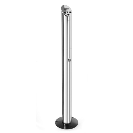Cendrier sur Pied Professionnel HENDI &Oslash;170x(H)920mm Acier Inoxydable - Hendi