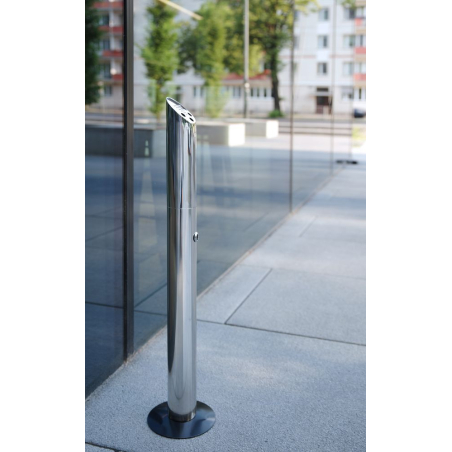 Cendrier sur Pied Professionnel HENDI &Oslash;170x(H)920mm Acier Inoxydable - Hendi