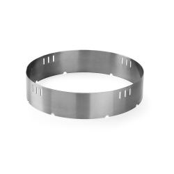 Cercle Adaptateur pour R&eacute;chaud, Wok, Acier Inoxydable, ⌀360mm, Hauteur 80mm - Hendi