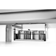 Chafing Dish Professionnel GN 1/1 9L, Finition Satin&eacute;e, Profi Line - Hendi