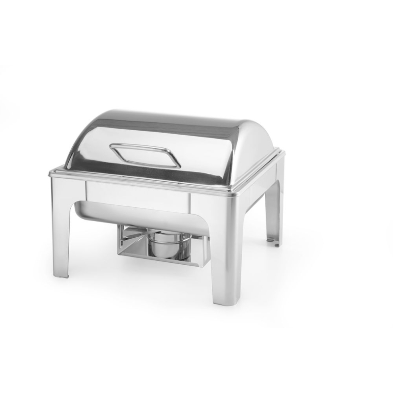 Chafing dish professionnel GN 2/3, Profi Line, 6L, couvercle poli miroir avec frein - Hendi