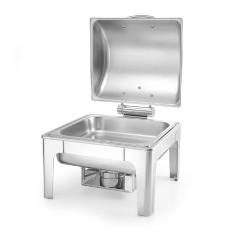 Chafing dish professionnel GN 2/3, Profi Line, 6L, couvercle poli miroir avec frein - Hendi