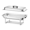 Chafing dish professionnel, set de 4, Acier inoxydable, GN 1/1, 7,5L - Hendi