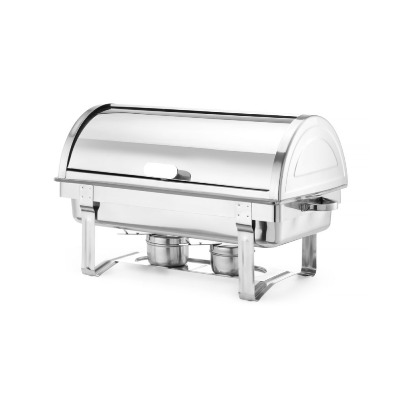 Chafing Dish Rolltop Gastronorme 1/1 Acier Inoxydable 9L - Hendi