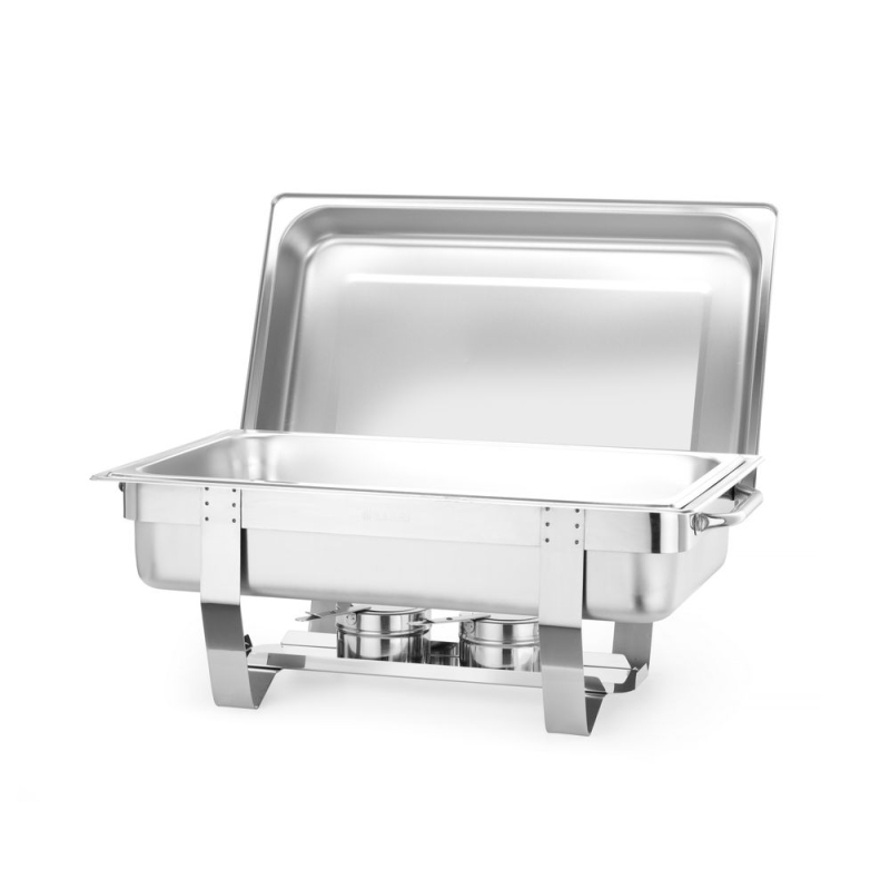 Chafing Dish Set Kitchen Line 585x385x(H)315mm pour Buffet Professionnel - Hendi